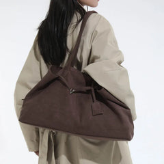 Large Capacity Suede Tote Bag