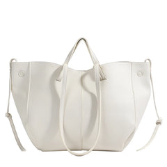 Soft PU Leather Shoulder Tote | Large Capacity Designer Bag for Women