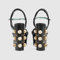 Chunky Platform Rivet Ankle Strap Sandals
