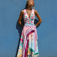 One Piece Swimsuit with Matching Skirt Resort Wear Set