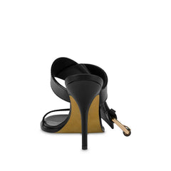 Buckle Strap Stiletto Mules