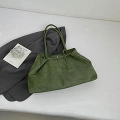 Large Capacity Suede Tote Bag