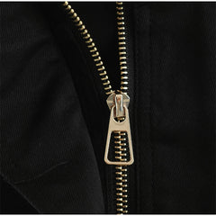 Drawstring Waist Epaulet Detail Jacket