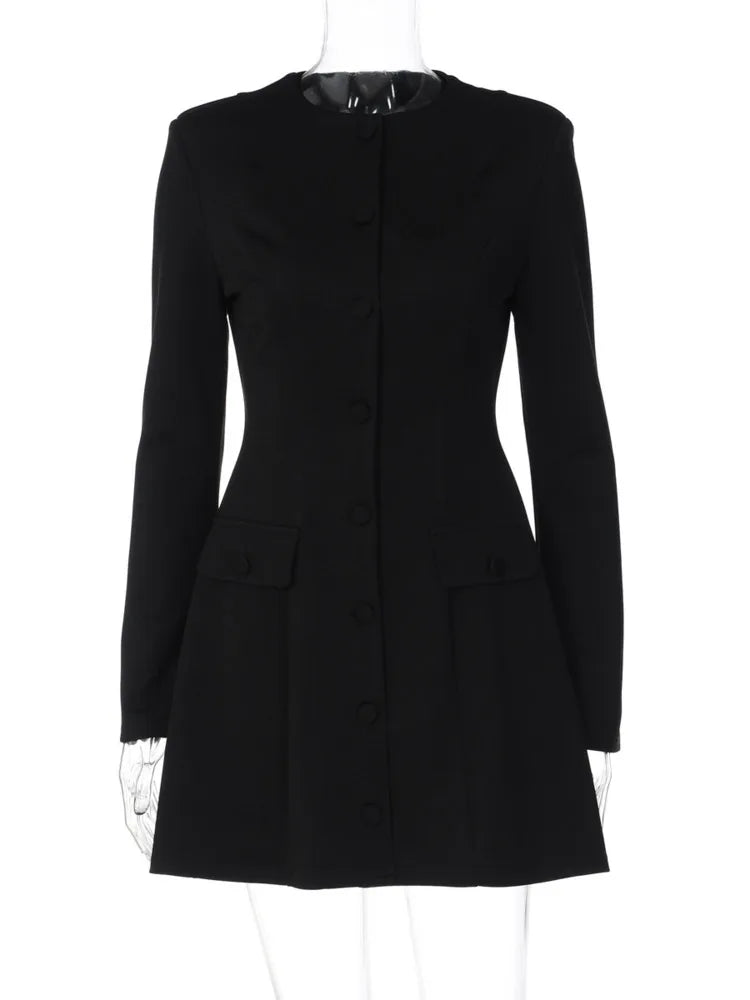 Black coat on a white background