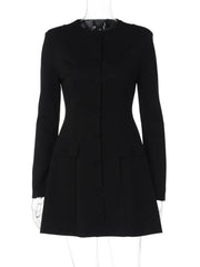 Black coat on a white background