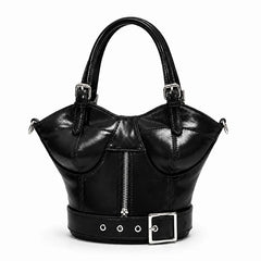 Studded Buckled Corset Bag