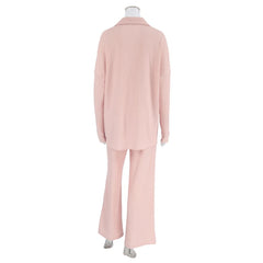 Pink suit on a mannequin - back