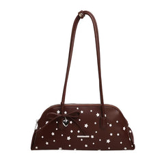 Gingham Pattern Shoulder Bag
