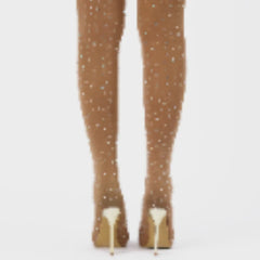 Sparkle Over The Knee Stiletto Boots