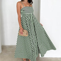 Printed Square Neck Maxi Dress