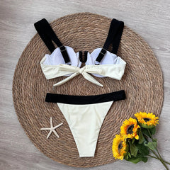 Contrast Trim Bikini