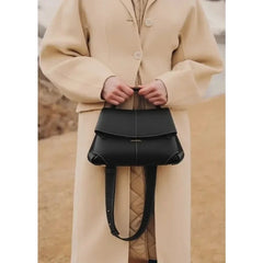 modern flap bag with detachable crossbody strap