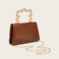 Patent Heart Top Handle Bag
