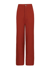 Red pants on a white background