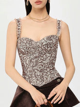 Vintage Lace Bustier Corset Top