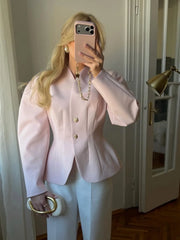 Waist Cinching Blazer