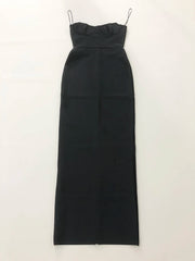 Strapless Body-Con Maxi Dress