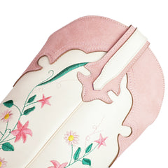 Embroidered Floral Western Cowboy Boots