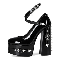 Platform Chunky Heel Mary Janes