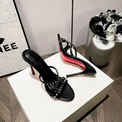 Strappy Stiletto Heeled Sandals