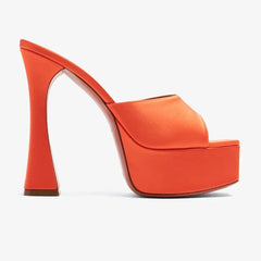 Platform Block Heel Mules