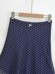 Floral Print A-Line Midi Skirt