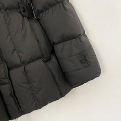 Black puffer jacket