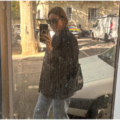 Fringe Sleeve Wool-Blend Tassel Blazer Coat