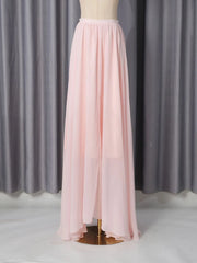 Pink Halter Cold Shoulder Ruffle Top and Maxi Skirt Set