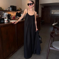 Solid Camisole Maxi Dress
