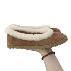 Fleece Lined Slip On Loafers