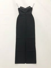 Strapless Body-Con Maxi Dress