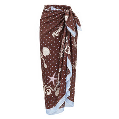Polka Dot Bikini and Sarong Set