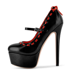 Platform Mary Jane Stiletto Heels