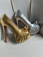Platform Stiletto Peep Toe Heels