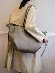 Soft PU Leather Shoulder Tote | Large Capacity Designer Bag for Women