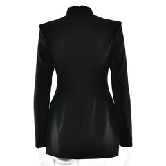 Black blazer on a white background