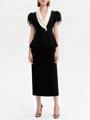 Minimalist feminine set designed for refined and polished occasions