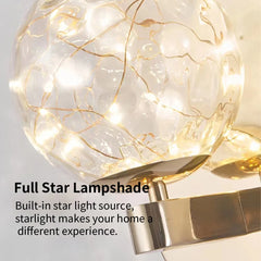 Magic Bean Glass Ball Light Starlight Wall Lamp