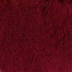 Close-up of a textured red fabric surface