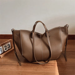 Soft PU Leather Shoulder Tote | Large Capacity Designer Bag for Women