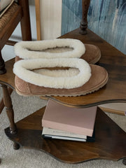 Fleece Lined Slip On Loafers