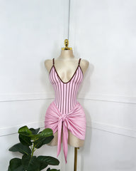 Printed One Piece Swimsuit
