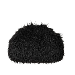 Fluffy Textured Clutch Bag