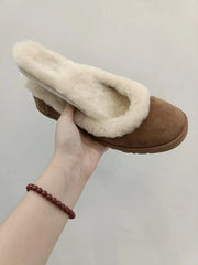 Fleece Lined Slip On Loafers
