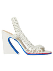 Braided Strap Square Heel Sandals
