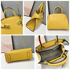 Structured Top Handle Satchel Bag