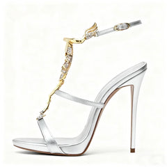 Scorpion Embellished Stiletto Heels