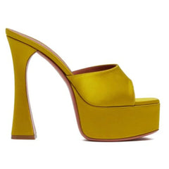 Platform Block Heel Mules