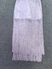 Spaghetti Strap Fringe Maxi Dress